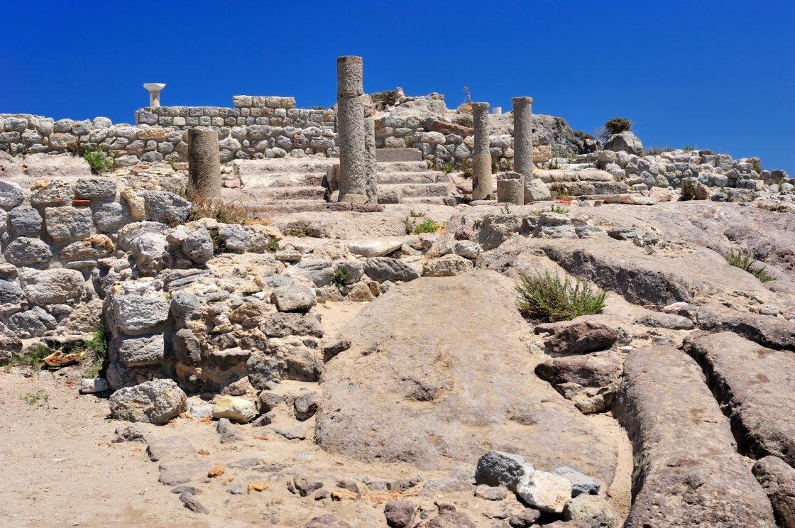 'Ruins of ancient town Astipalea in Kefalos (Kos island, Greece)' - Κως